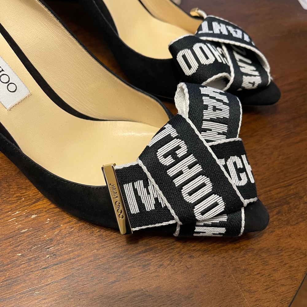 Authentic Jimmy Choo Tegan 85mm Suede High Heel Pointed Toe Pumps Size 41